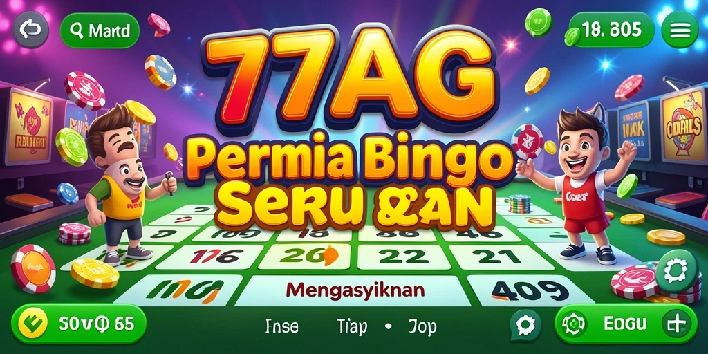 Tampilan gameplay Bingo yang seru di 77AG.