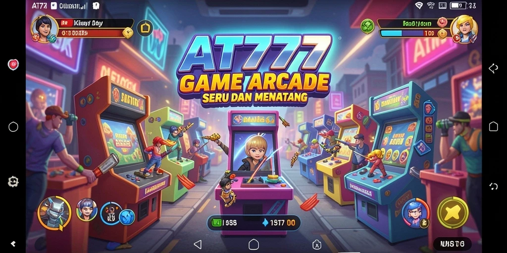 Menampilkan gameplay seru dan penuh aksi AT777 di layar.