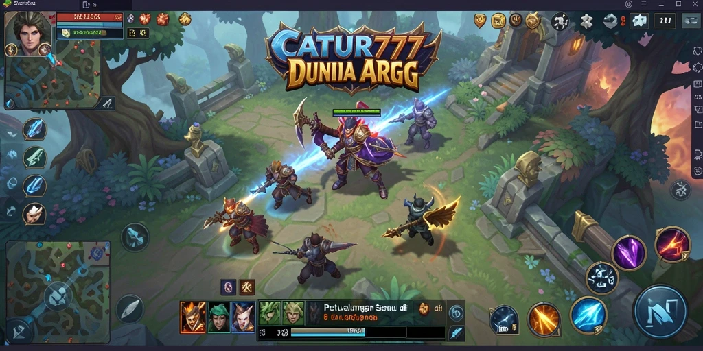 Tampilan gameplay seru dari CATUR777 dengan aksi ARPG yang menantang.