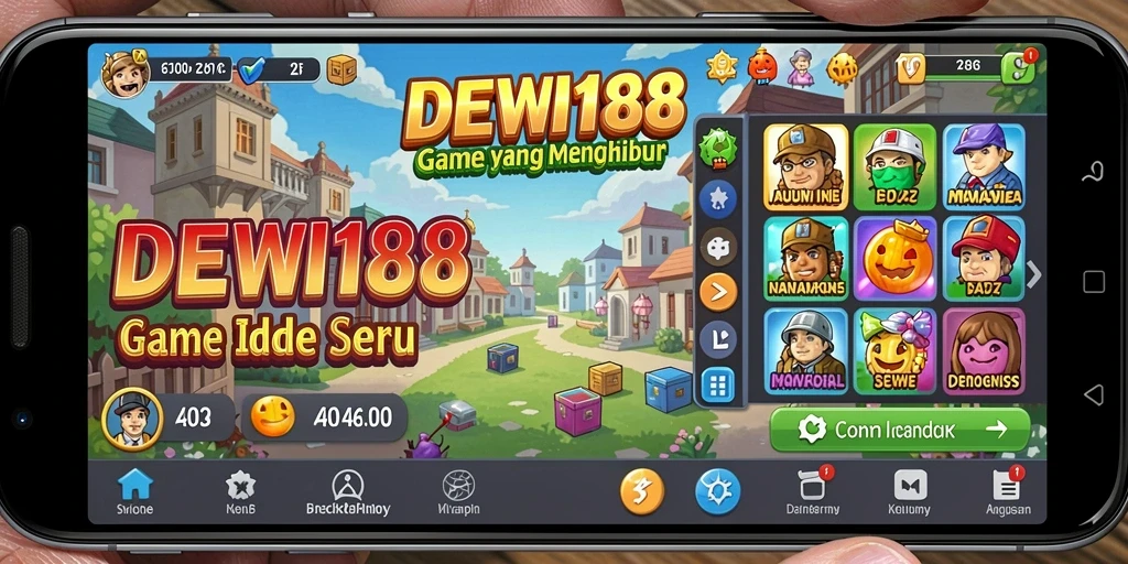 Tampilan gameplay DEWI188 dengan mekanisme Idle yang menarik.