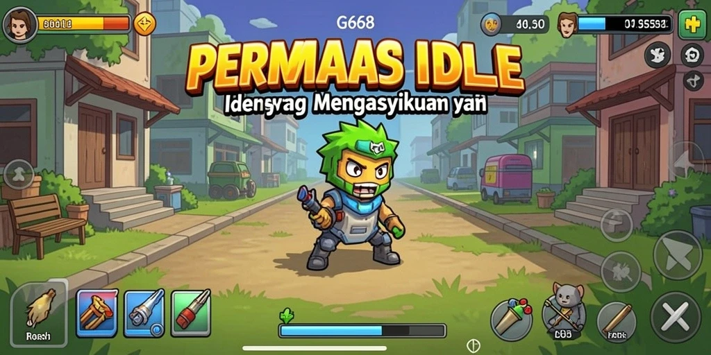 Tangkapan layar G668 menunjukkan gameplay Idle yang mendebarkan dan menarik.