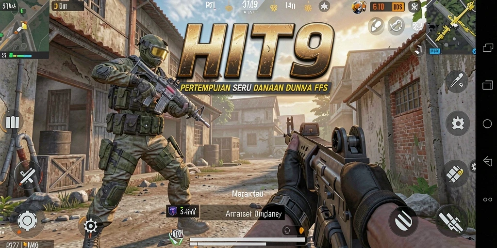 Gameplay seru <strong>HIT9</strong> dengan aksi tembak-menembak yang mendebarkan.