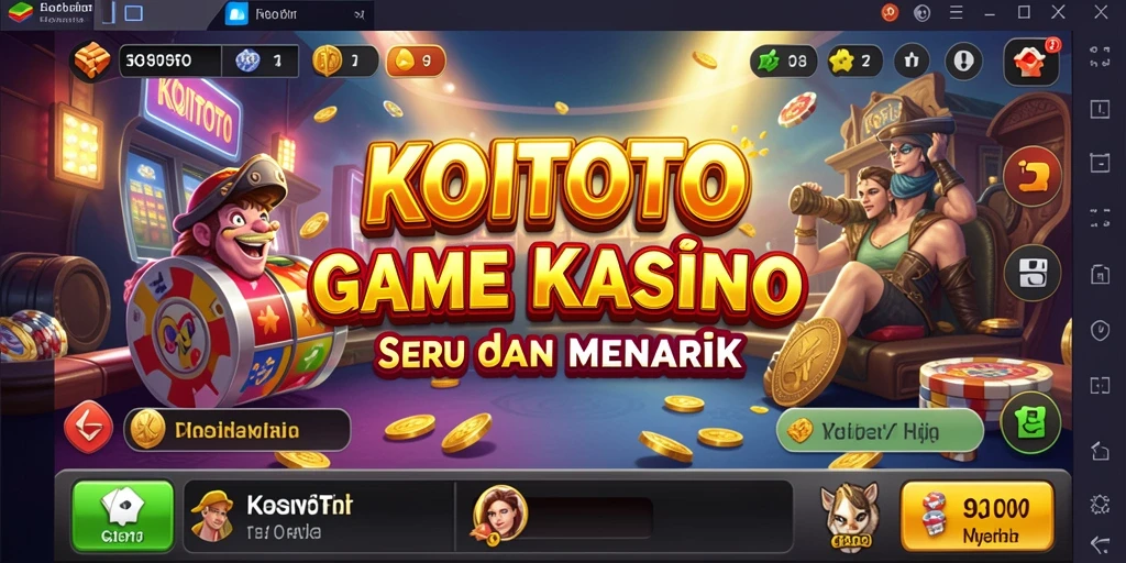 Tampilan gameplay menegangkan dan penuh warna dari KOITOTO.