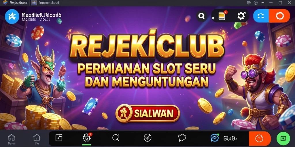 Screenshot gameplay REJEKICLUB menampilkan keseruan permainan Slot.