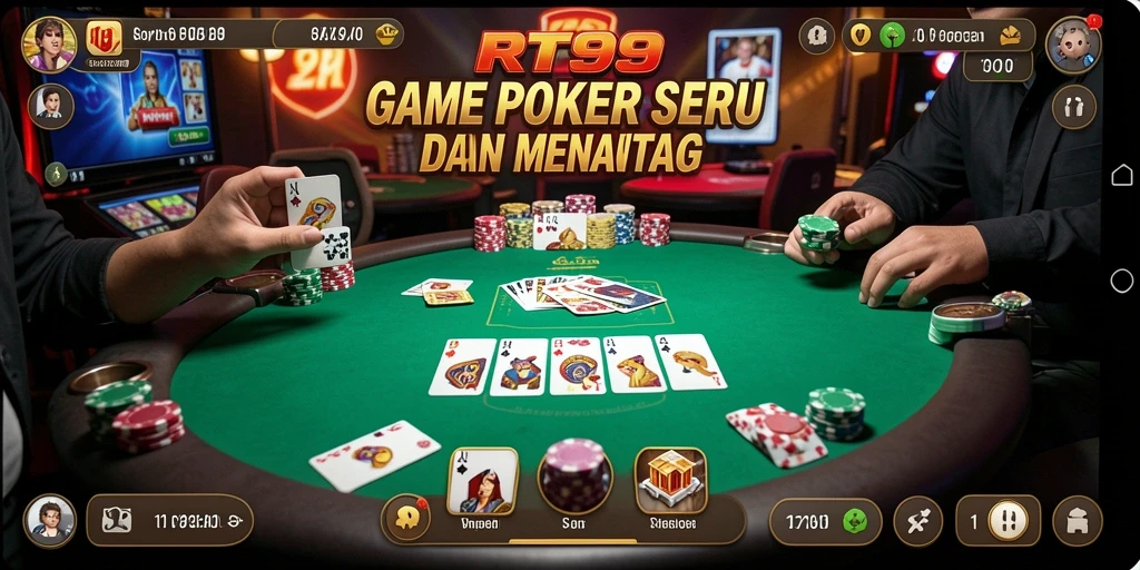 Gameplay menarik dari RT99 yang menampilkan permainan Poker seru.