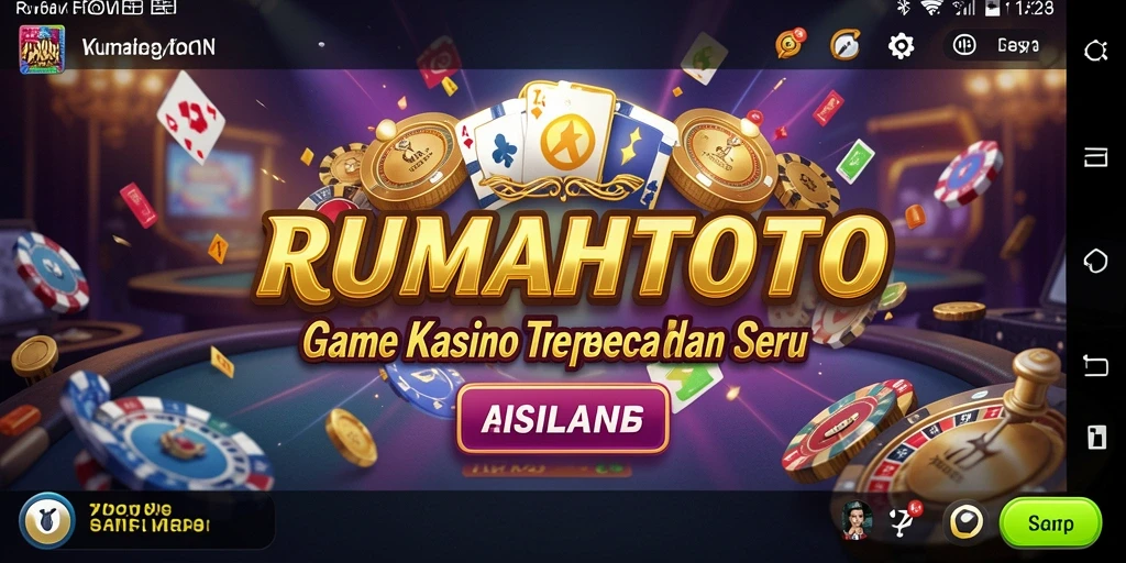 Tampilan menarik dari gameplay RUMAHTOTO yang penuh warna dan seru.