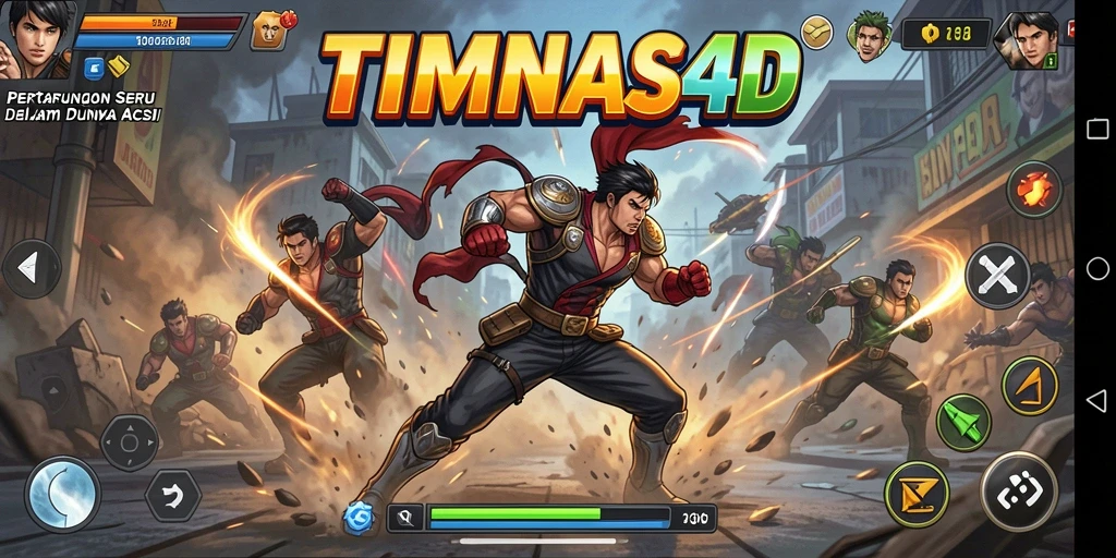 Screenshot gameplay TIMNAS4D menampilkan aksi seru dan grafis yang memukau.