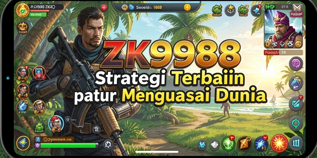 Tampilan mendebarkan dari gameplay ZK988 yang penuh strategi.